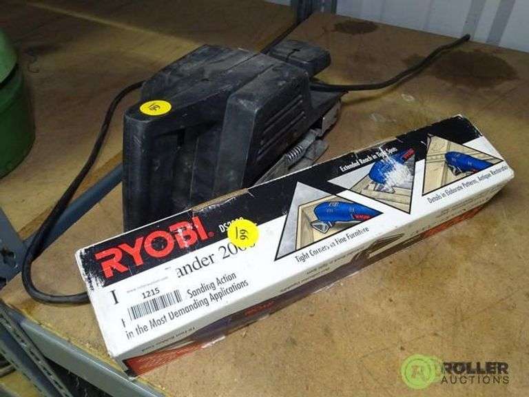 Ryobi DS2000 Sander and Black & Decker Belt Sander Roller Auctions