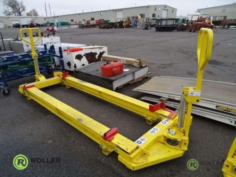 2Sided Swivel Handle 10000Lb Capacity Riggers Cart Roller Auctions