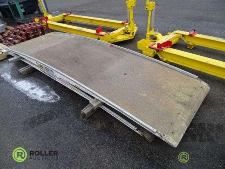 (2) Melcher 3000Lb Loading Ramps Roller Auctions