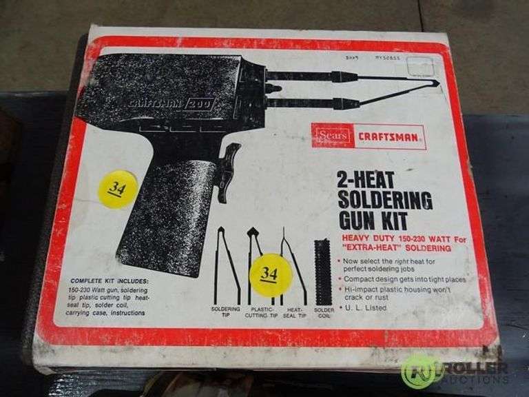 Black & Decker Heat N' Strip Flameless Heating Tool and Craftsman 2Heat Soldering Gun Kit