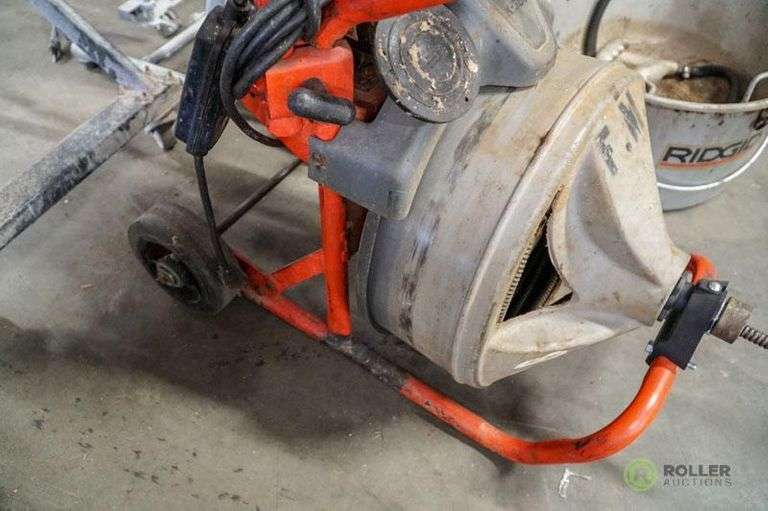 Ridgid Kollmann K380 Sewer Snake Roller Auctions