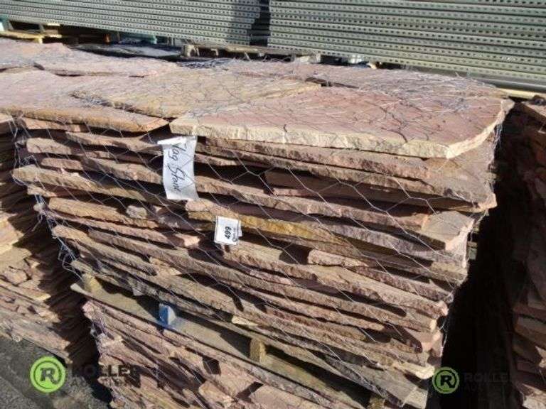 Pallet of Flagstone Landscape Rock Roller Auctions