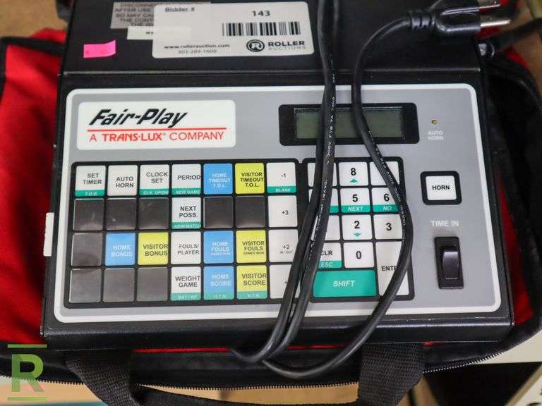 (3) TransLux FairPlay MP700211 Scoreboard Controllers Roller Auctions