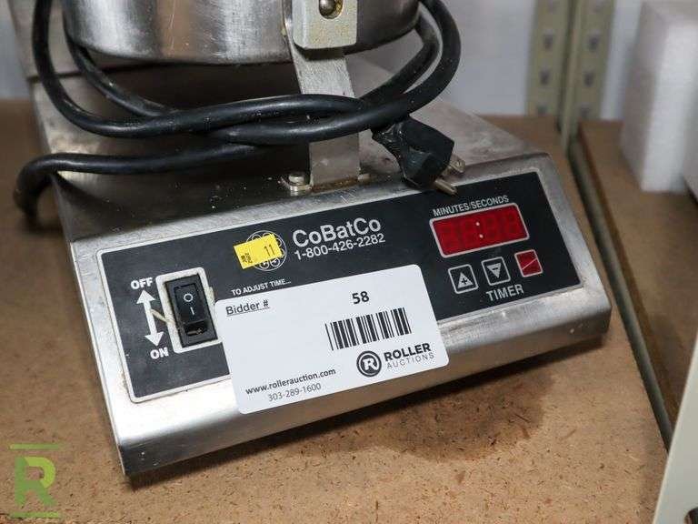 Cobatco MD10SSEL Waffle Cone Maker Roller Auctions