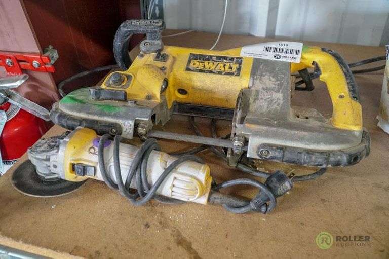 DeWalt D28770 Band Saw and DeWalt Angle Grinder Roller Auctions