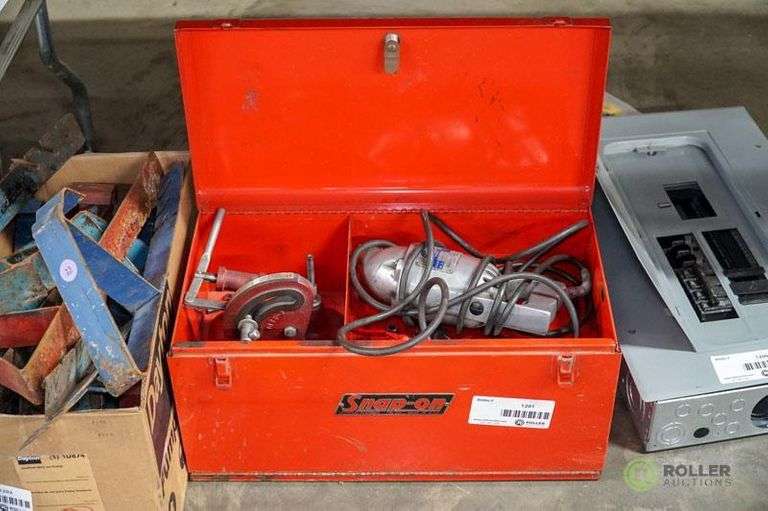 Blue Point VGII High Speed Valve Seat Grinder and Snap On Toolbox