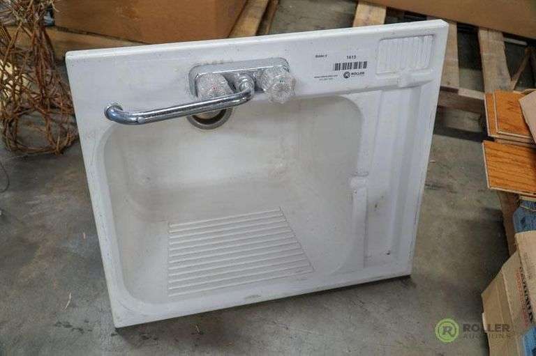 American Shower and Bath Drop In Laundry Tub Roller Auctions