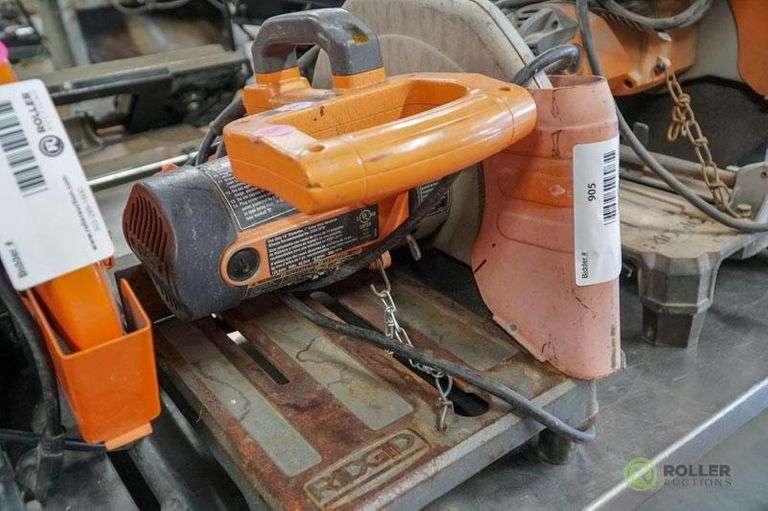 Ridgid CM14500 Cut Off Saw Roller Auctions