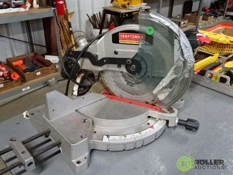 Craftsman Pro 315.212220 12in Compound Miter Saw Roller Auctions