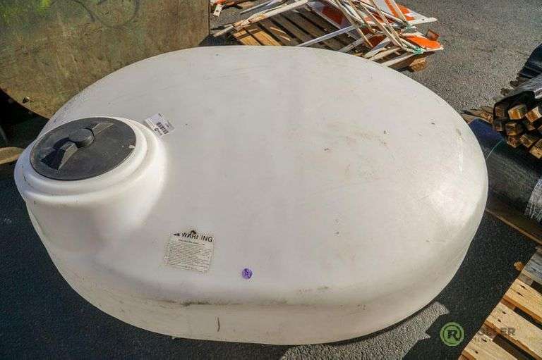 Oval Poly Tank, 210Gallons Roller Auctions