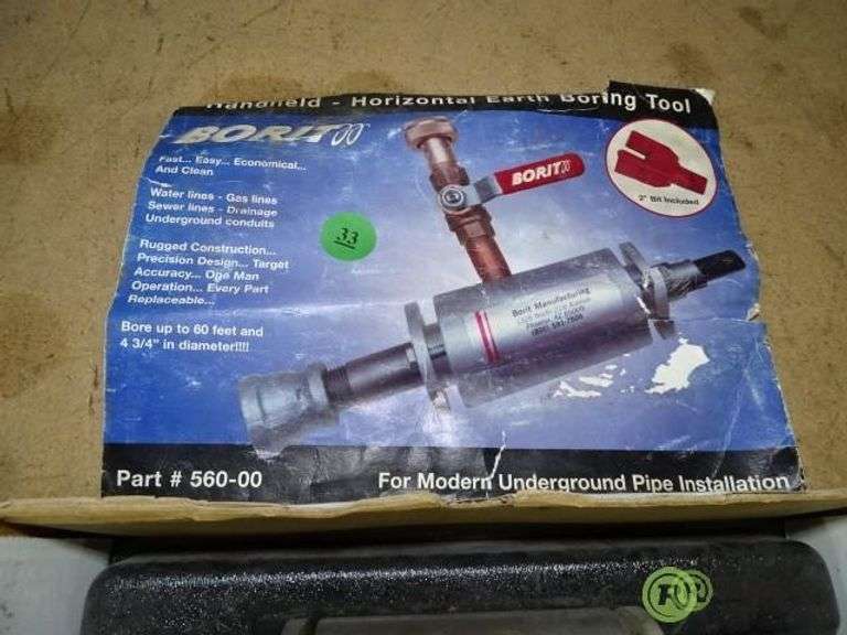 Borit Horizontal Earth Boring Tool Roller Auctions