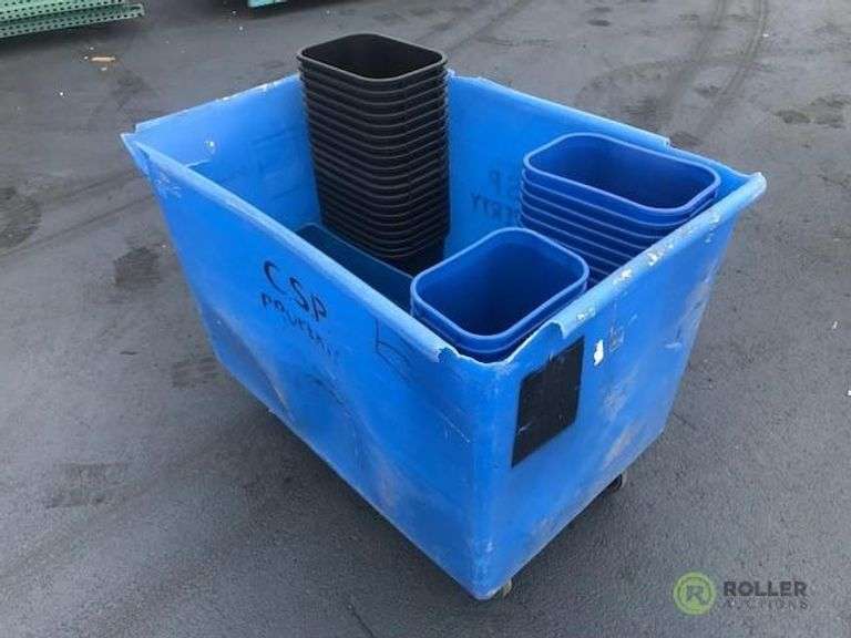 Plastic Cart and Plastic Recycling Bins Roller Auctions