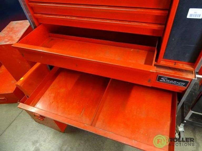 Snap On 6 Drawer Toolbox With 5 Drawer Top Box Roller Auctions Snap On 6 Drawer Toolbox With 5 Drawer Top Box Roller Auctions