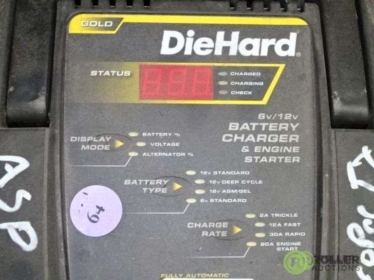 Diehard Gold Battery Charger Roller Auctions