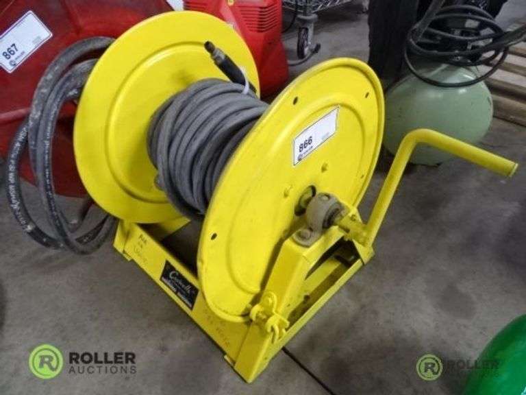 Coxwells Air Hose Reel With Hose Roller Auctions