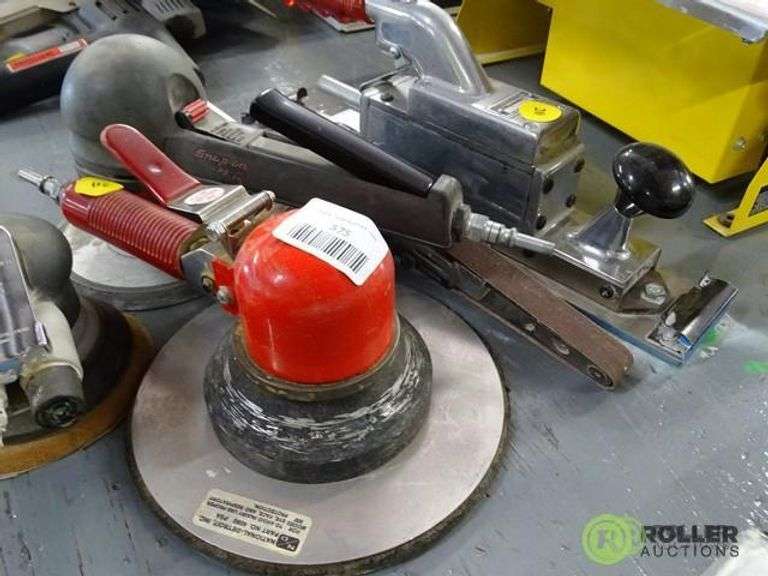 (3) DA Sanders Snap On PS 100 Hutchins Hustler Pneumatic Sander Roller Auctions