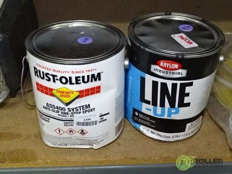 1Gallon of RustOleum AS5400 System Anti Slip One Step Epoxy and 1