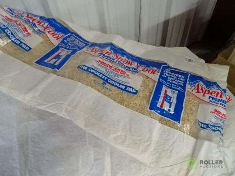 Pallet of Aspen Snow Cool Evaporative Cooler Pads Roller Auctions