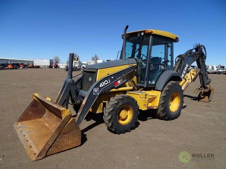 2010 John Deere 410J 4WD Loader/Backhoe, Extendahoe, Auxiliary
