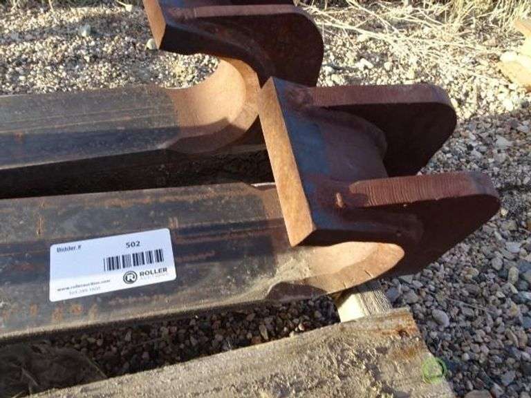 (2) Balderson Coupler Arms, Pin Style to Fit Caterpillar, 4in Hook, 5in