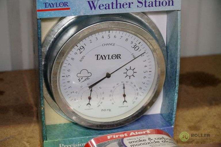 Taylor Weather Station, Atwood Co Alarm and (2) First Alert Smoke
