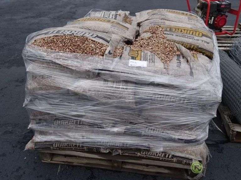 Pallet of Quikrete All Purpose Gravel Roller Auctions