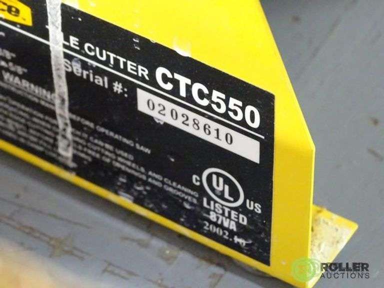 Work Force CTC550 Tile Cutter Roller Auctions