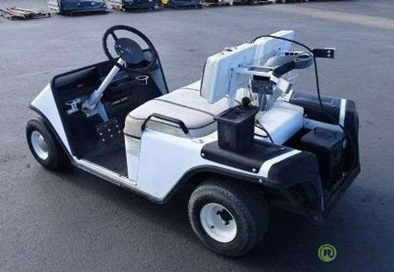 Textron EZGo Electric Golf Cart With Charger Roller Auctions
