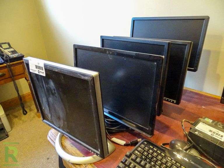 (5) Computer Monitors Roller Auctions