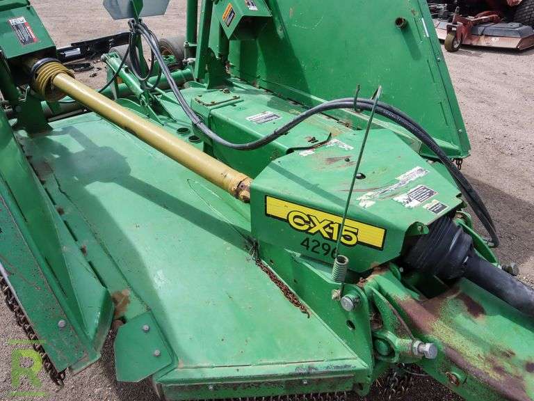 John Deere Rotary Cutter PTO Driven Towable Batwing Mower Roller Auctions
