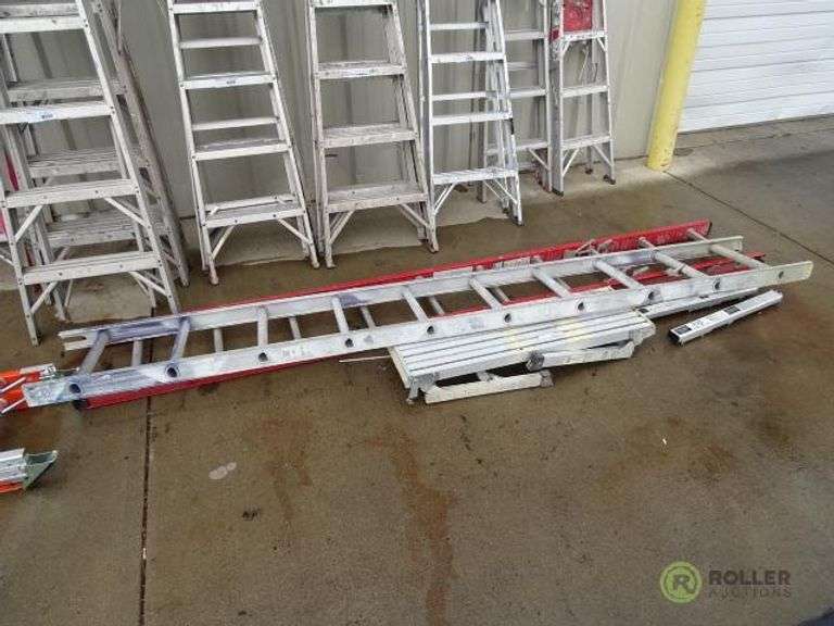Louisville 10' Ladder Part and Werner PK80 Automatic Ladder Leveler