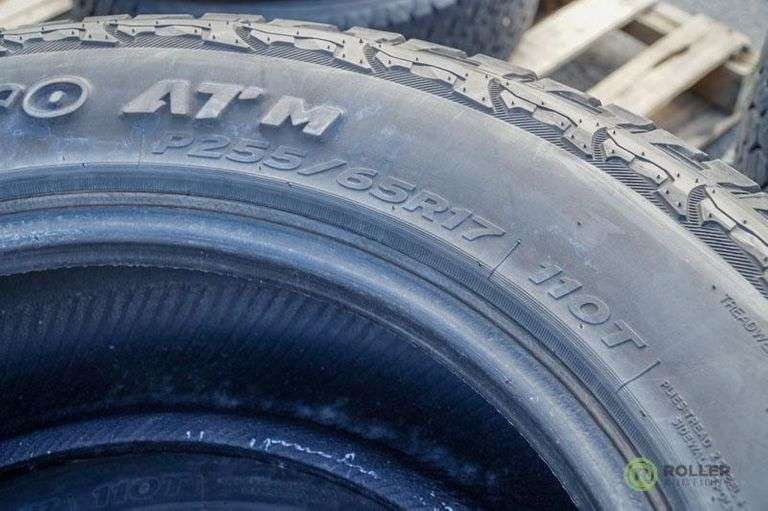 (4) Hankook Dynapro ATM P255/65R17 Tires - Roller Auctions