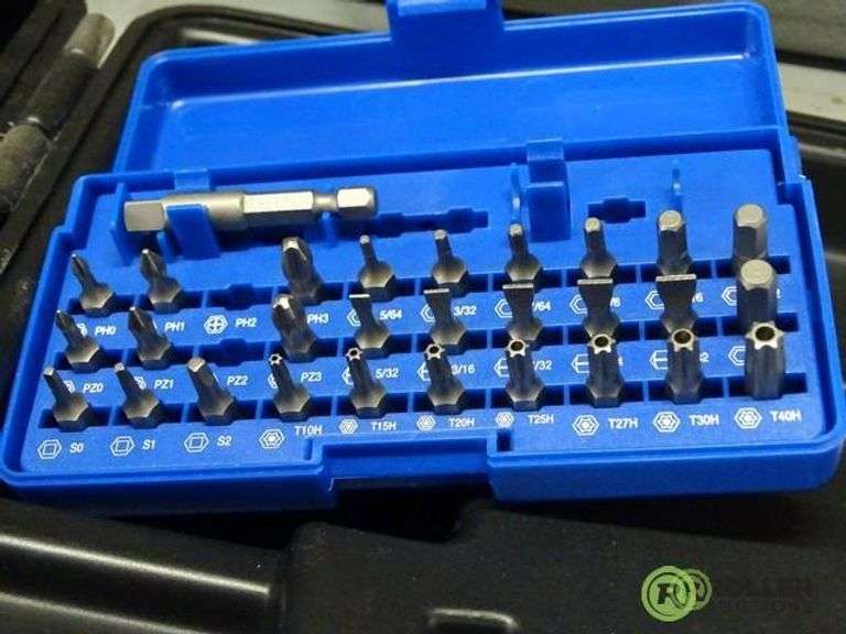 Snap On Flashlight and Blue Point Bit Set Roller Auctions