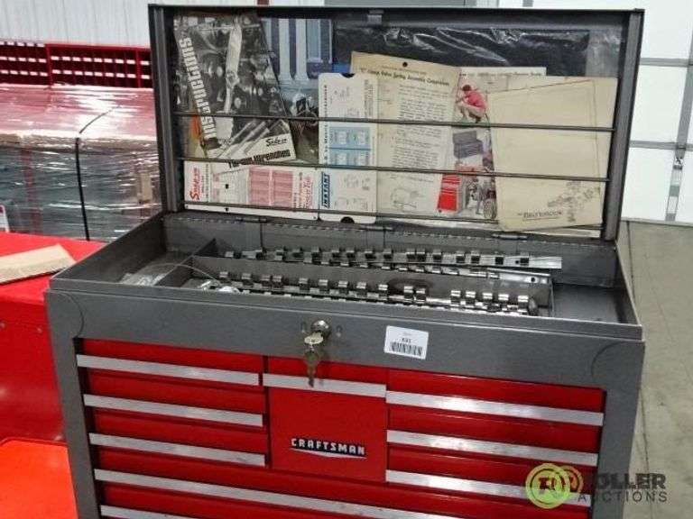 Craftsman 8Drawer Toolbox on Casters With 10Drawer Top Box Roller