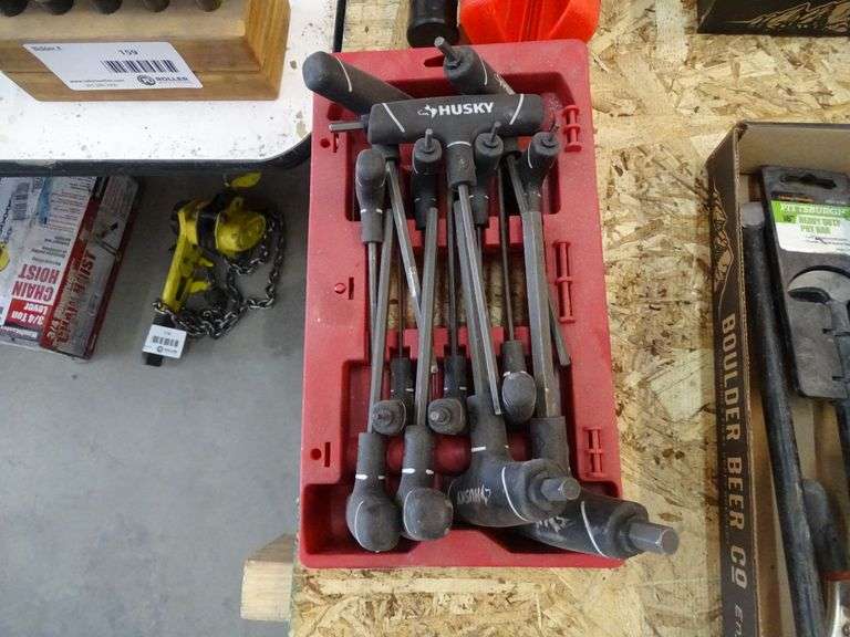 Husky THandle Allen Wrench Set Roller Auctions