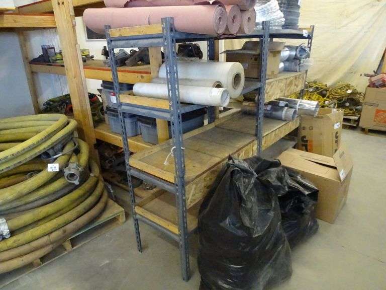 (2) 4Tier Warehouse Shelving Units, 36" x 18" Roller Auctions