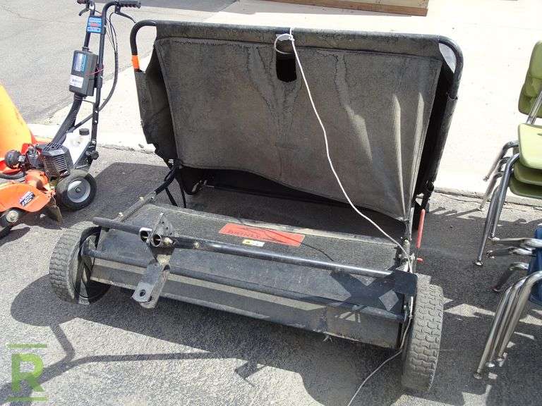 Brinly TowBehind Grass Catcher Roller Auctions