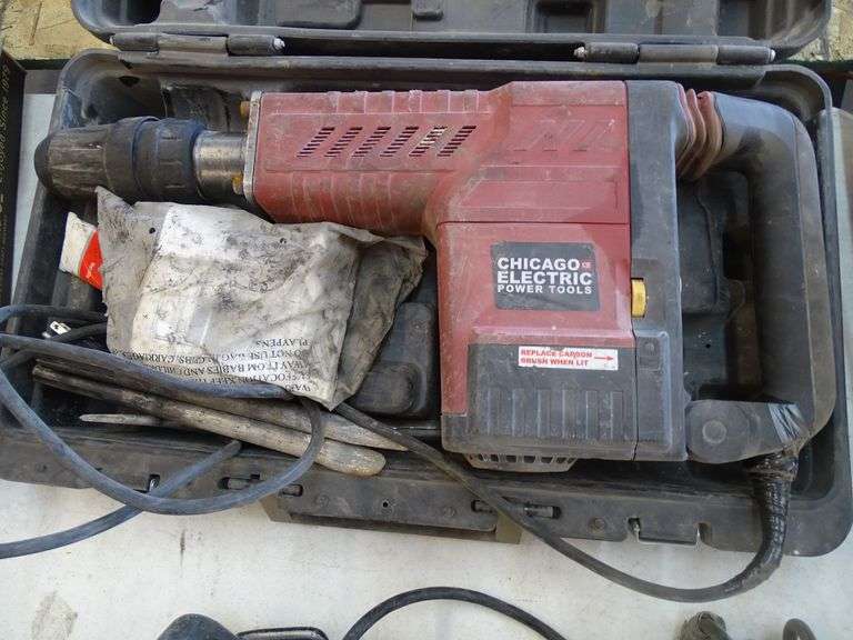 Chicago Electric 62397 Demolition Hammer Roller Auctions