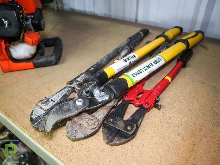 (3) Bolt Cutters and Bypass Lopper Roller Auctions