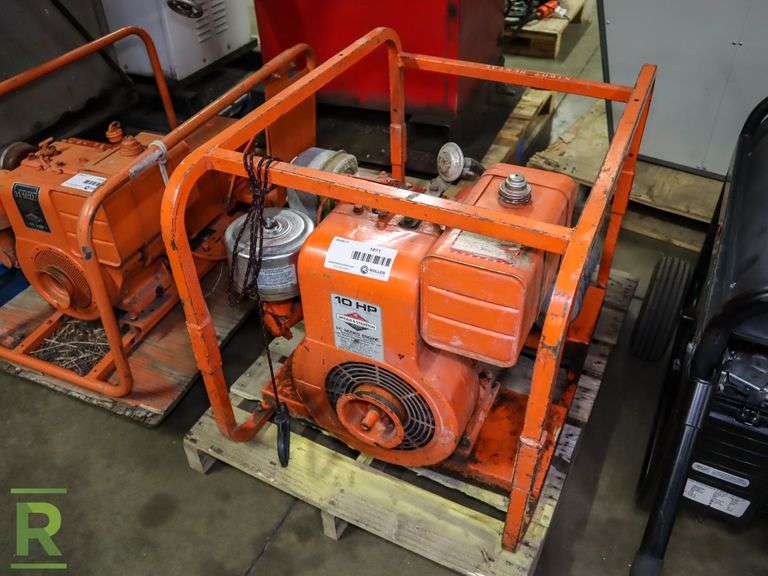 Briggs & Stratton 10Hp Generator, Gas Roller Auctions