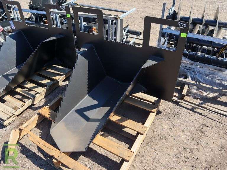 New Kit 40" Spade Bucket to Fit Skid Steer Loader Roller Auctions