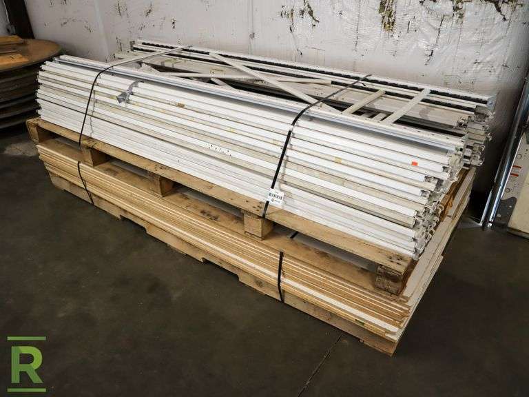 Lozier Hypermax Pallet Racking (8) 2' x 8' Uprights, (30) 8' Beams and