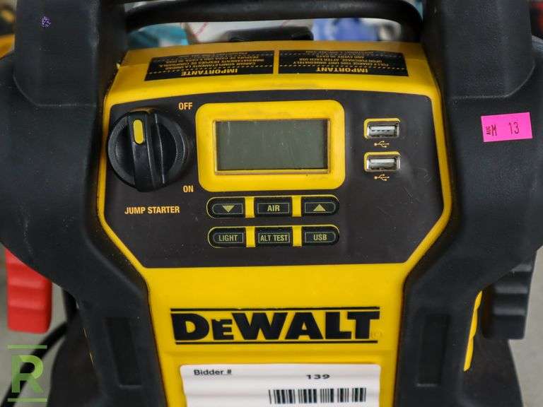 DeWalt DXAEJ14 Jump Starter Roller Auctions