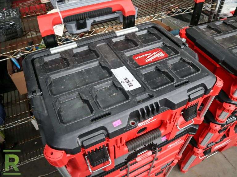 Milwaukee Packout System on Wheels Roller Auctions
