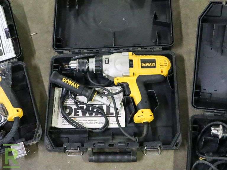 (2) DeWalt DWD525 and DW520 Hammer Drills Roller Auctions