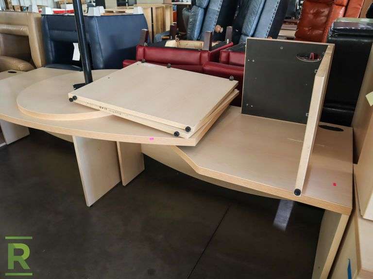 Desk With Return, Hutch, Tables and Roller Auctions