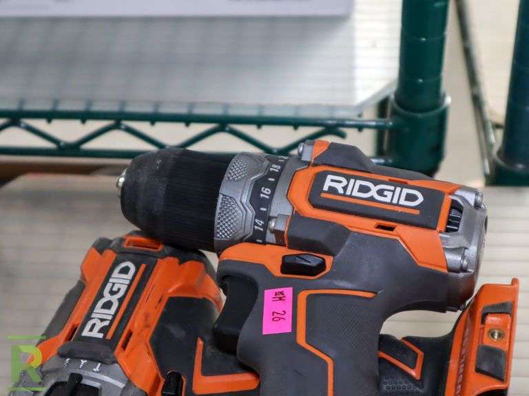 Ridgid R86116 and R8701 Drills With (1) Battery - Roller Auctions