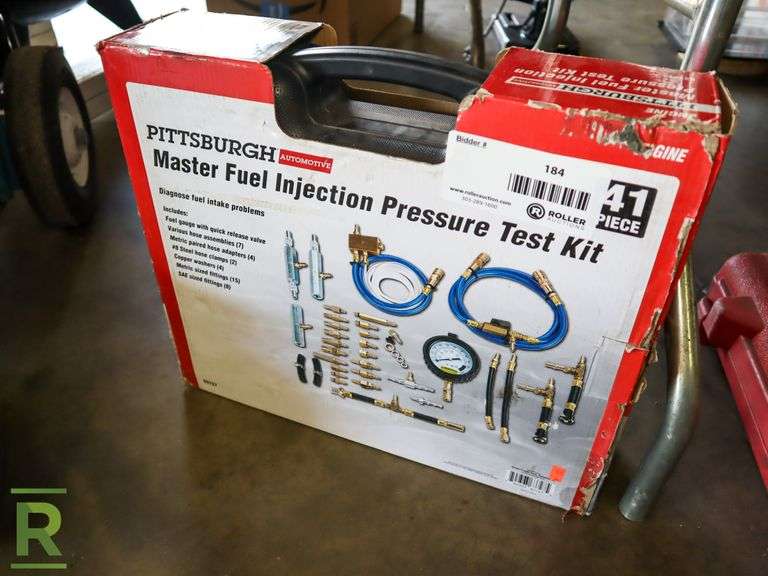 Pittsburgh 63727 Master Fuel Injection Pressure Test Kit Roller Auctions