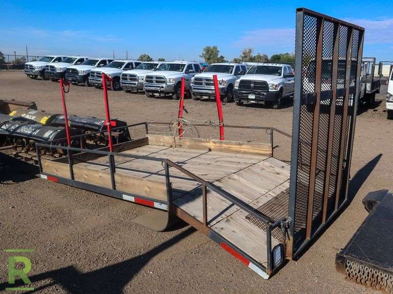 Truck Mounted Flatbed With Ramp, 93”x76”, Dovetail 41”, Ramp 73