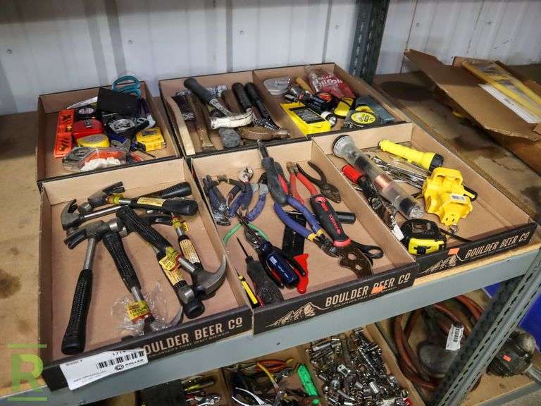(6) Trays of Hand Tools Roller Auctions